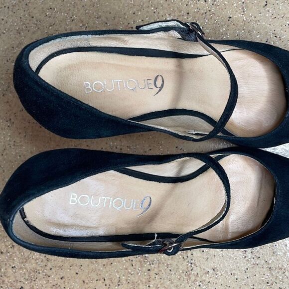 Boutique 9 Suede Stiletto Mary Janes 7 - Picture 4 of 11